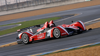 Illustration for article titled Corvette-Engined Formula Le Mans LMP2 Racer Makes Angry Noises
